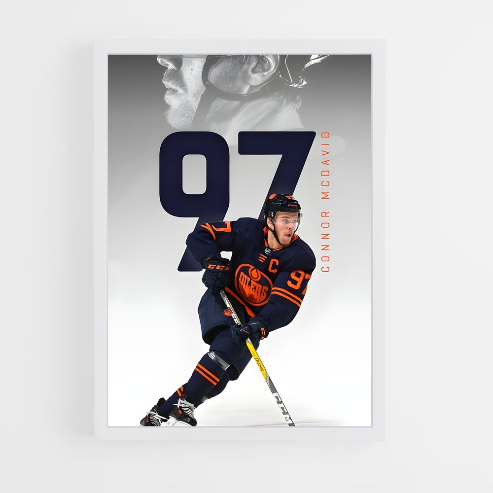 Poster Connor mcdavid – affiche Hockey sur glace (vue 3)